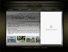 Tablet Screenshot of dbrowngc.com